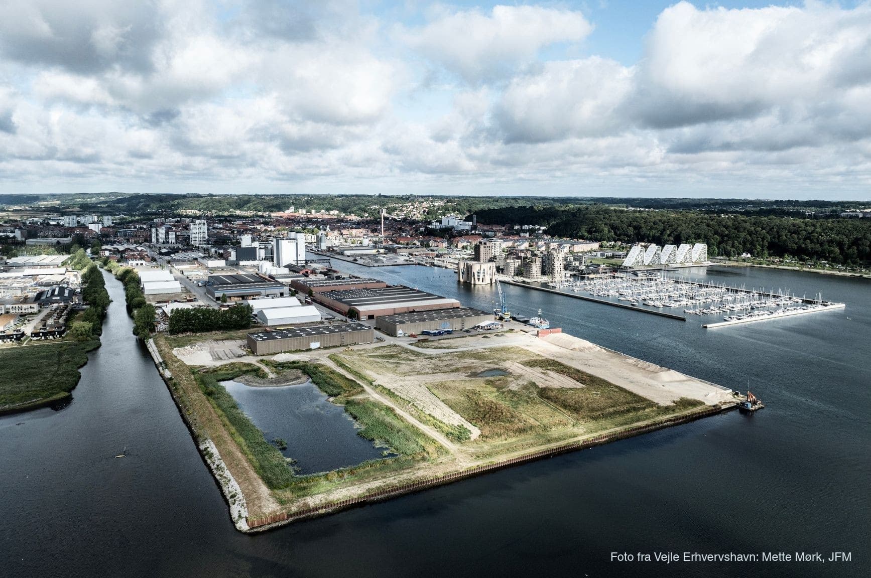 Foto fra Vejle Erhvervshavn Mette Mørk_ JFM