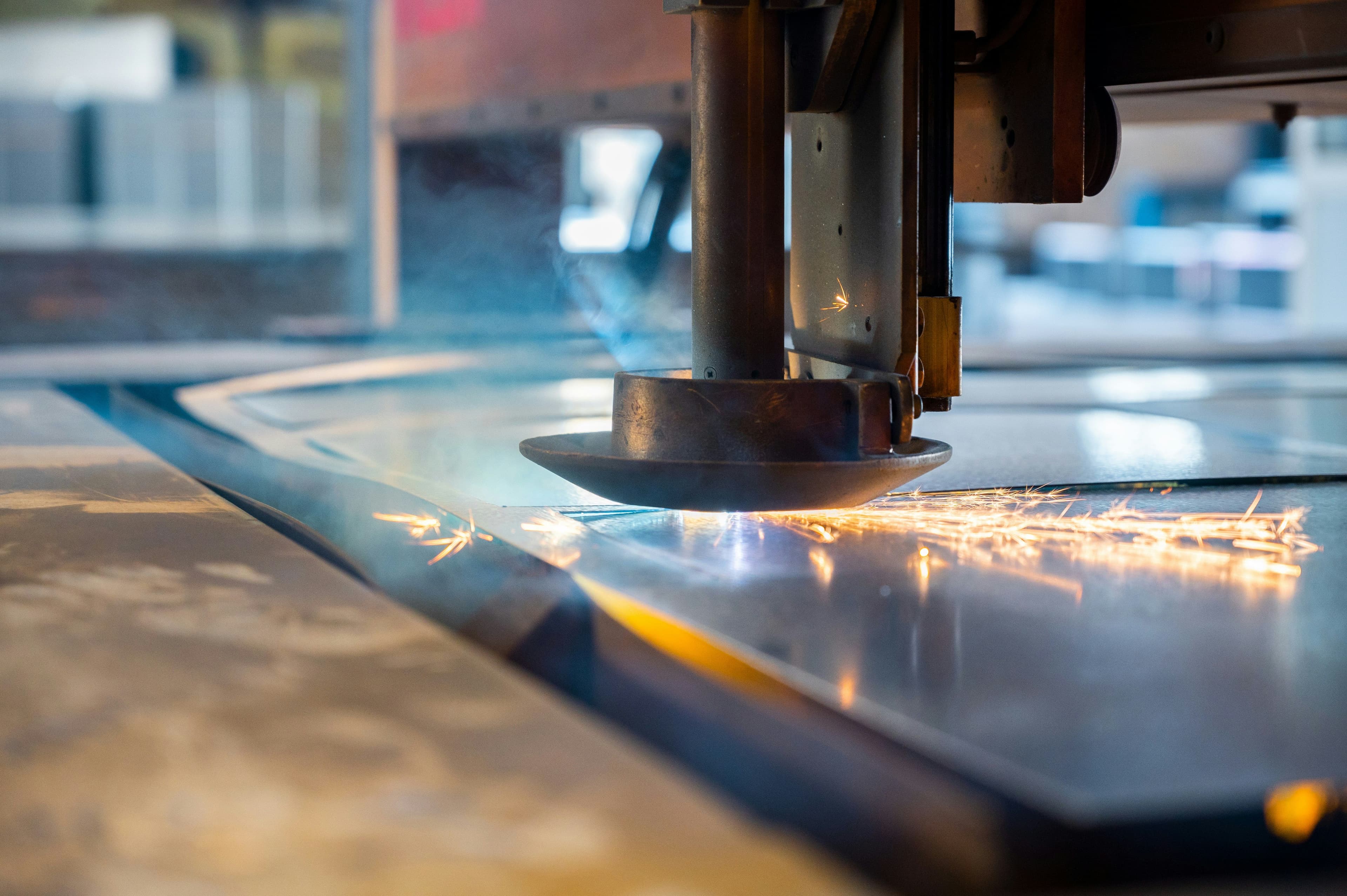 Laser processing of steel